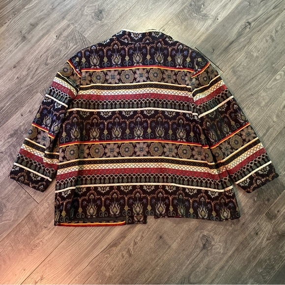 Vintage Coldwater Creek Tapestry blazer style jacket 3X - Picture 4 of 8